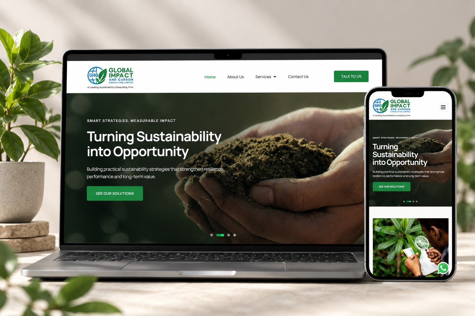 Global Carbon Consulting website